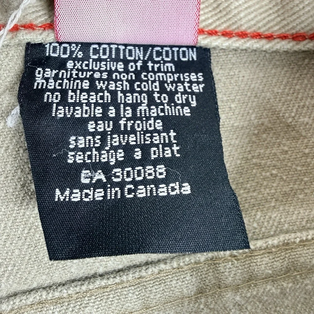 Vintage Lithium Denim Canada Wide Leg Baggy Jeans 33x30 Y2K Skate Rave Carpenter
